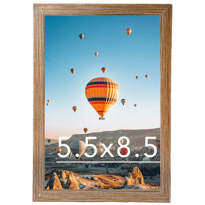 Picture Frame for Certificate Poster and Photo, Horizontal and Vertical Formats for Wall Hanging or Tabletop, Shatter Resistant Plexiglass