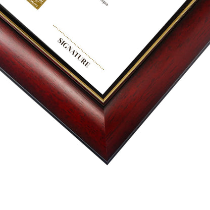 11x14 Diploma Frame 15x18 Certificate without Mat, Solid Wood & UV Protection Acrylic, Cherry Finish