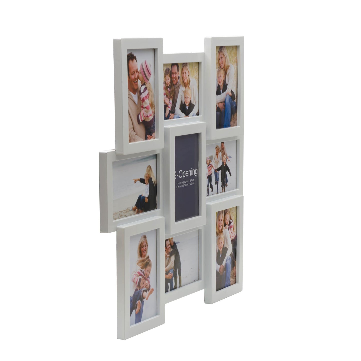 12 Opening Collage Frame, Displays 4x6 and 6x4 Inch Photos