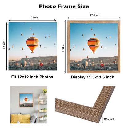 Picture Frame for Certificate Poster and Photo, Horizontal and Vertical Formats for Wall Hanging or Tabletop, Shatter Resistant Plexiglass