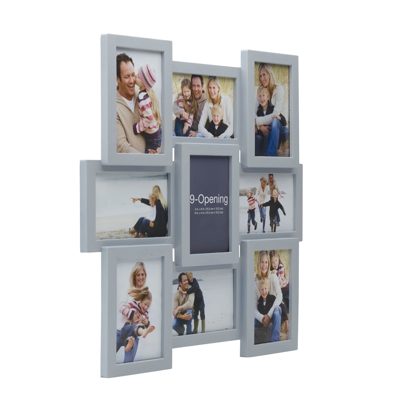 12 Opening Collage Frame, Displays 4x6 and 6x4 Inch Photos