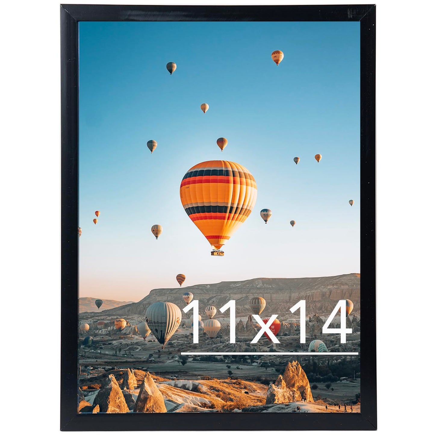 Picture Frame for Certificate Poster and Photo, Horizontal and Vertical Formats for Wall Hanging or Tabletop, Shatter Resistant Plexiglass