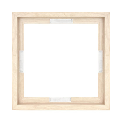 Floating Canvas Frame, Art Frames for Canvas Paintings with Adhesive Fasteners and Hanging Hardware