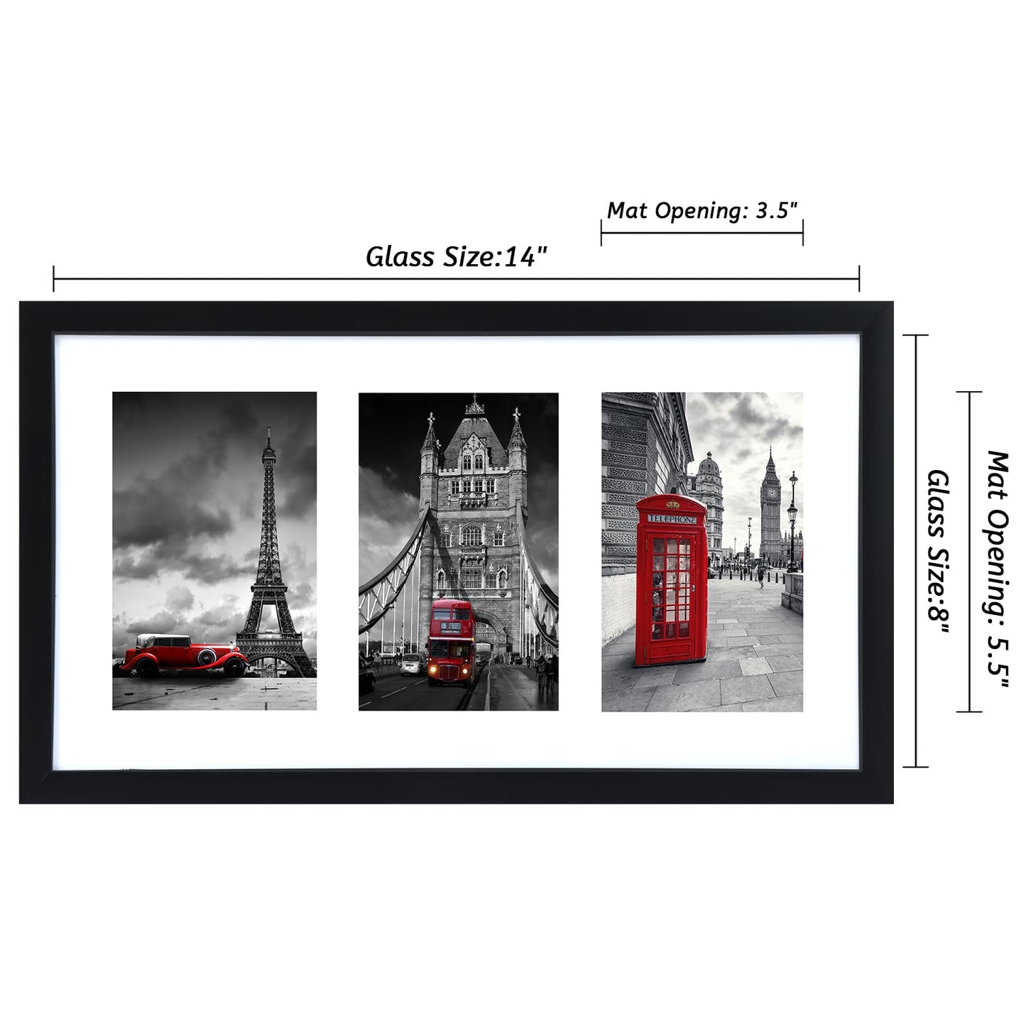 Collage Picture Frame, 4x6 Picture Frame Collage, Multi Opening Picture Frames