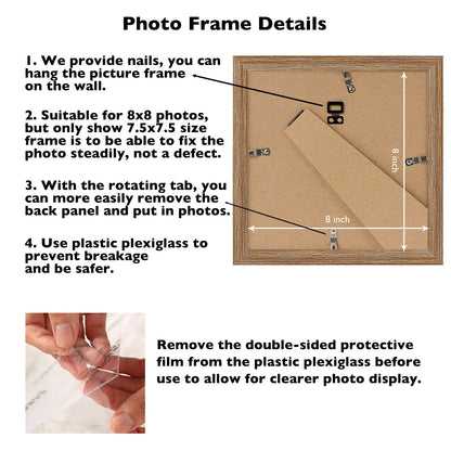 Picture Frame for Certificate Poster and Photo, Horizontal and Vertical Formats for Wall Hanging or Tabletop, Shatter Resistant Plexiglass