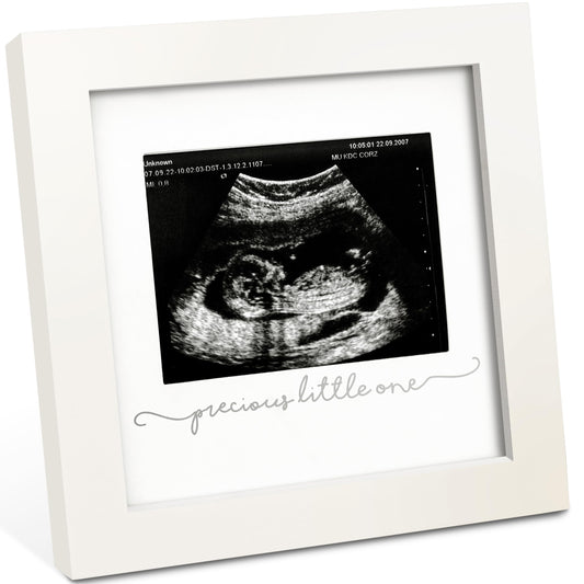 Baby Sonogram Picture Frame - Modern Ultrasound Frame for Mom to Be - Pregnancy Announcement Sonogram Photo Frames