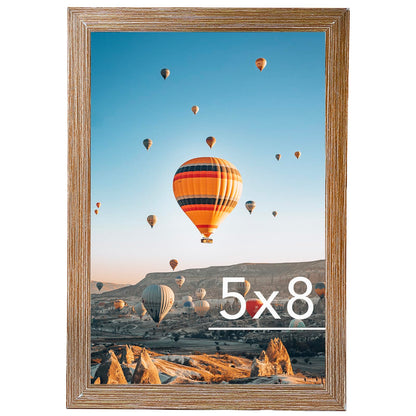 Picture Frame for Certificate Poster and Photo, Horizontal and Vertical Formats for Wall Hanging or Tabletop, Shatter Resistant Plexiglass