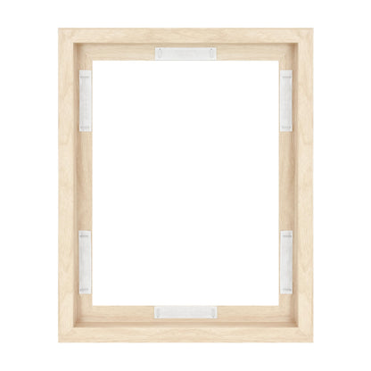 Floating Canvas Frame, Art Frames for Canvas Paintings with Adhesive Fasteners and Hanging Hardware