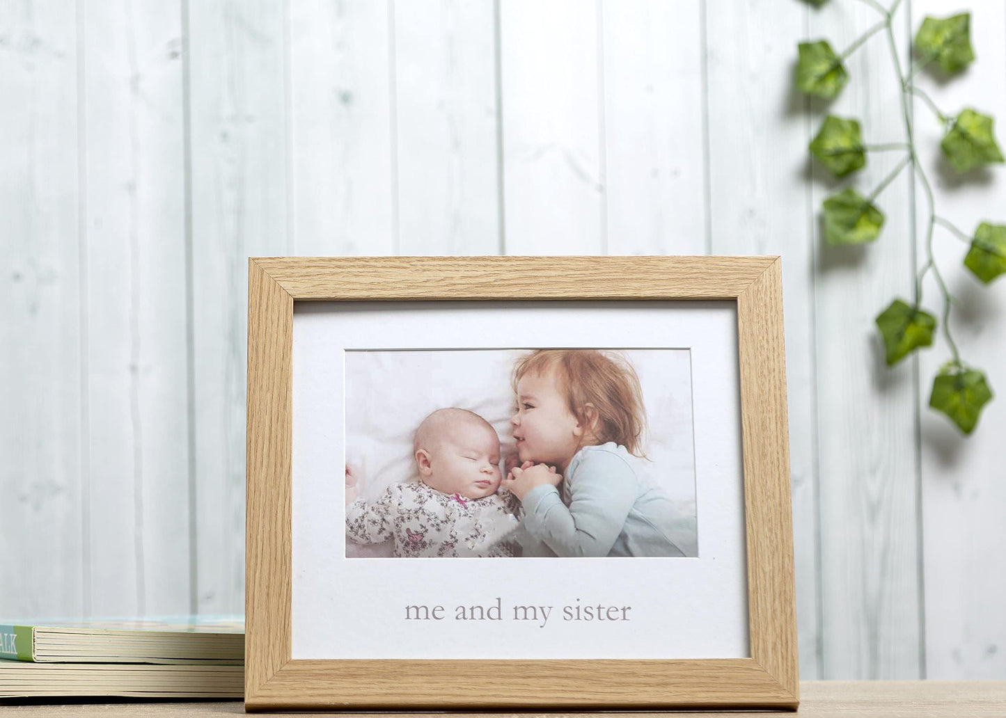 Rustic Me & My Sister Frame, Sibling Keepsake, Ideal Little or Big Sister Gift, Gender Neutral Nursery Decor