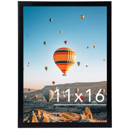 Picture Frame for Certificate Poster and Photo, Horizontal and Vertical Formats for Wall Hanging or Tabletop, Shatter Resistant Plexiglass