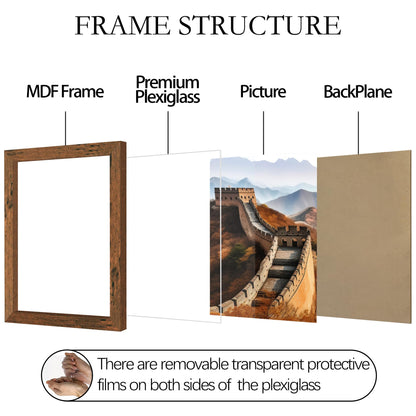 Multi Size Picture Frame, Photo Frame for Wall Mounting Display