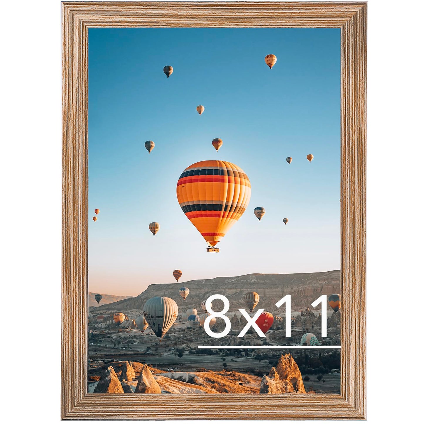 Picture Frame for Certificate Poster and Photo, Horizontal and Vertical Formats for Wall Hanging or Tabletop, Shatter Resistant Plexiglass