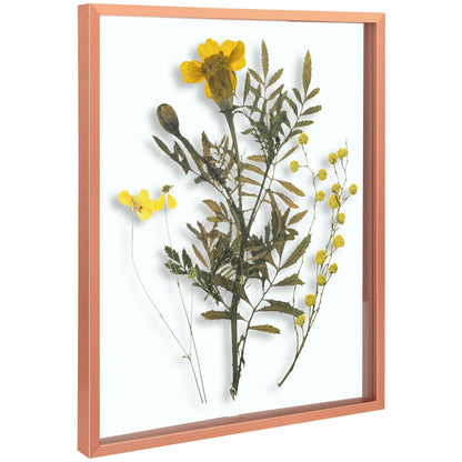 Floating Picture Frame 11x14 - Real Glass - for Wall Mount Displays