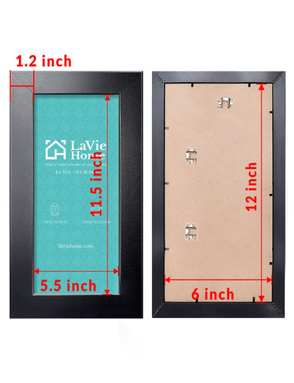 All Sizes Picture Frame, With or Without Mat, Stable and Sturdy Frame and Polished Plexiglass, Horizontal and Vertical Hanging