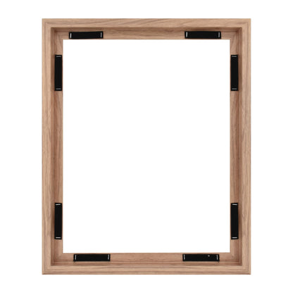 Floating Canvas Frame, Art Frames for Canvas Paintings with Adhesive Fasteners and Hanging Hardware