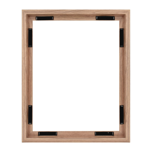 Floating Canvas Frame, Art Frames for Canvas Paintings with Adhesive Fasteners and Hanging Hardware