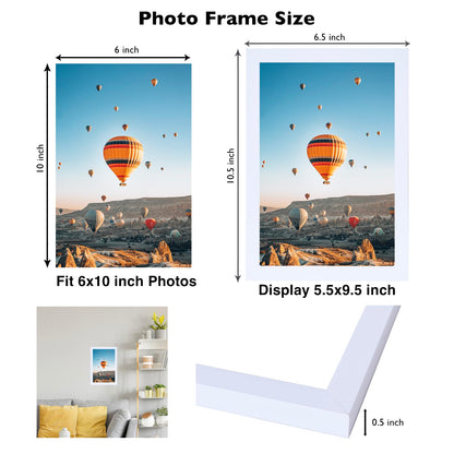 Picture Frame for Certificate Poster and Photo, Horizontal and Vertical Formats for Wall Hanging or Tabletop, Shatter Resistant Plexiglass