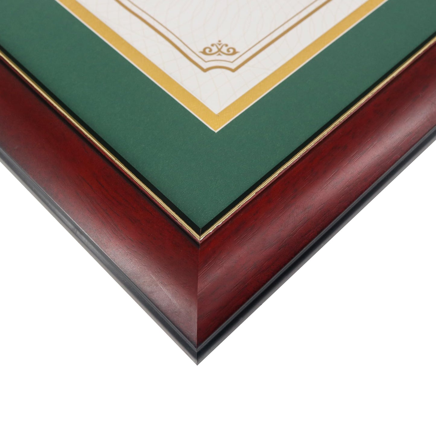 11x14 Diploma Frame 15x18 Certificate without Mat, Solid Wood & UV Protection Acrylic, Cherry Finish