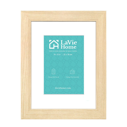 All Sizes Picture Frame, With or Without Mat, Stable and Sturdy Frame and Polished Plexiglass, Horizontal and Vertical Hanging