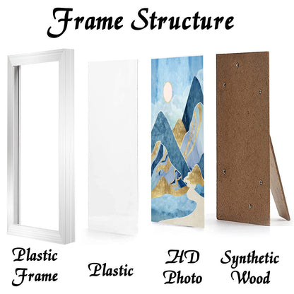 Picture Frame for Photo Poster Canvas Certificate Document Display Horizontally or Vertically High Transparent Wall Gallery