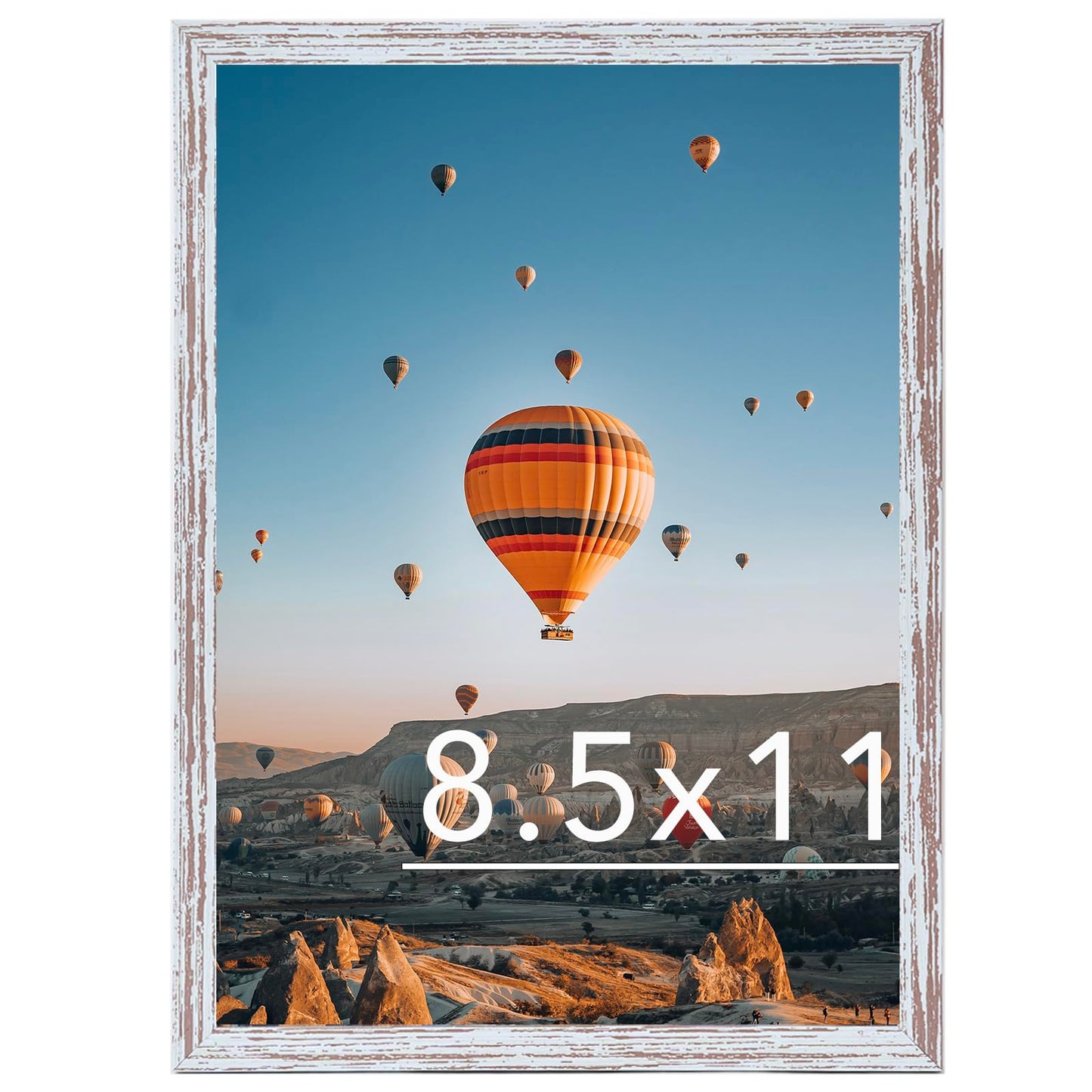 Picture Frame for Certificate Poster and Photo, Horizontal and Vertical Formats for Wall Hanging or Tabletop, Shatter Resistant Plexiglass