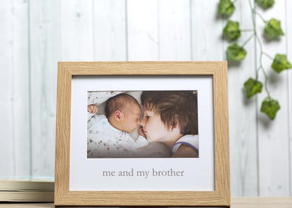 Rustic Me & My Sister Frame, Sibling Keepsake, Ideal Little or Big Sister Gift, Gender Neutral Nursery Decor