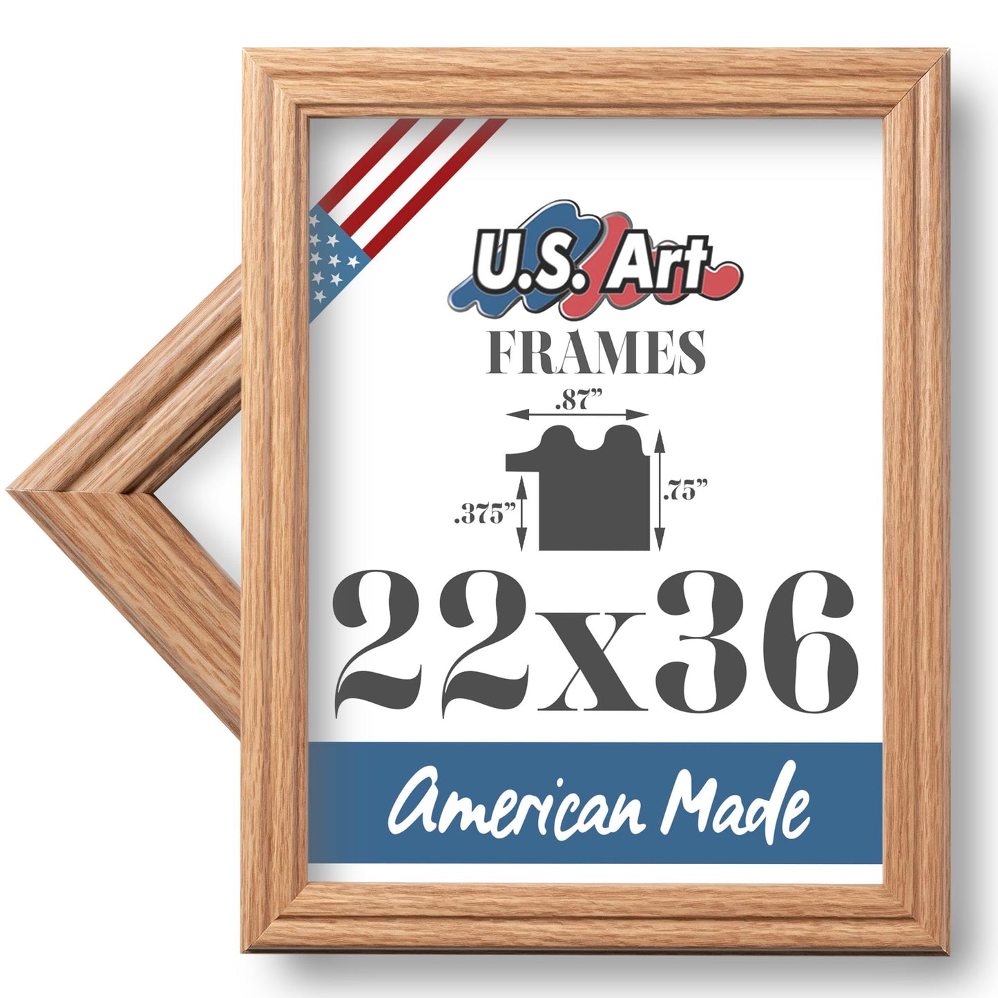 Traditional Style White Thin .75 Inch Wide, Solid Wood, Wall Decor Picture Poster Photo Frame