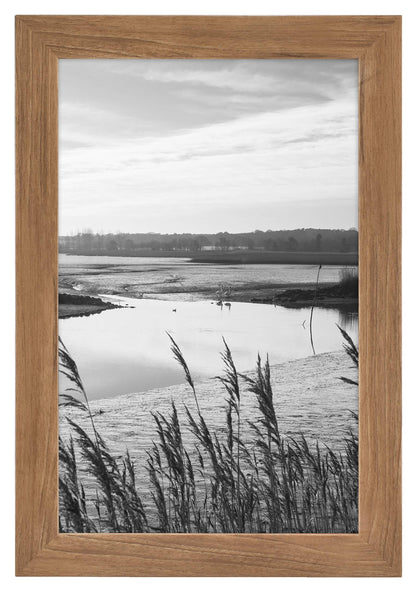 Museum Poster Frame Medium Oak, Vertical & Horizontal Wall Hanging Large Picture Frame for Photos, Posters & Art Prints