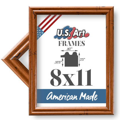 Traditional Style White Thin .75 Inch Wide, Solid Wood, Wall Decor Picture Poster Photo Frame