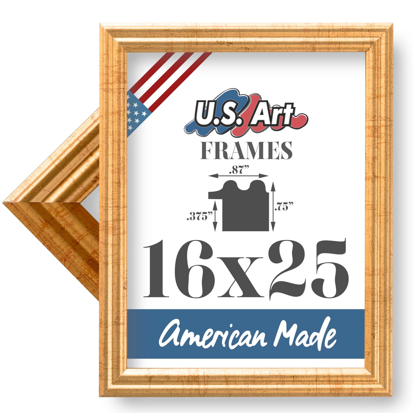 Traditional Style White Thin .75 Inch Wide, Solid Wood, Wall Decor Picture Poster Photo Frame