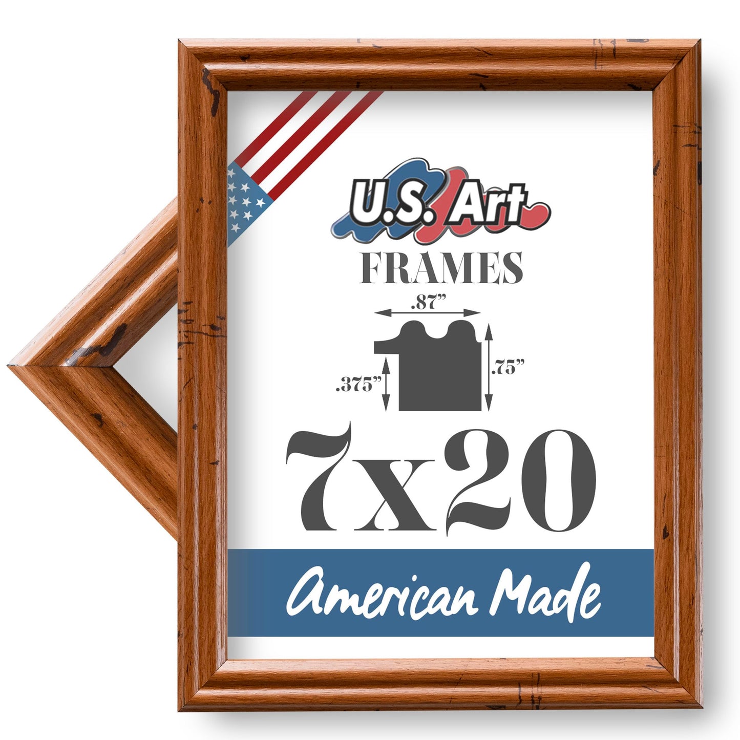 Traditional Style White Thin .75 Inch Wide, Solid Wood, Wall Decor Picture Poster Photo Frame