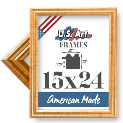 Traditional Style White Thin .75 Inch Wide, Solid Wood, Wall Decor Picture Poster Photo Frame