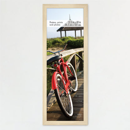 Museum Poster Frame Medium Oak, Vertical & Horizontal Wall Hanging Large Picture Frame for Photos, Posters & Art Prints