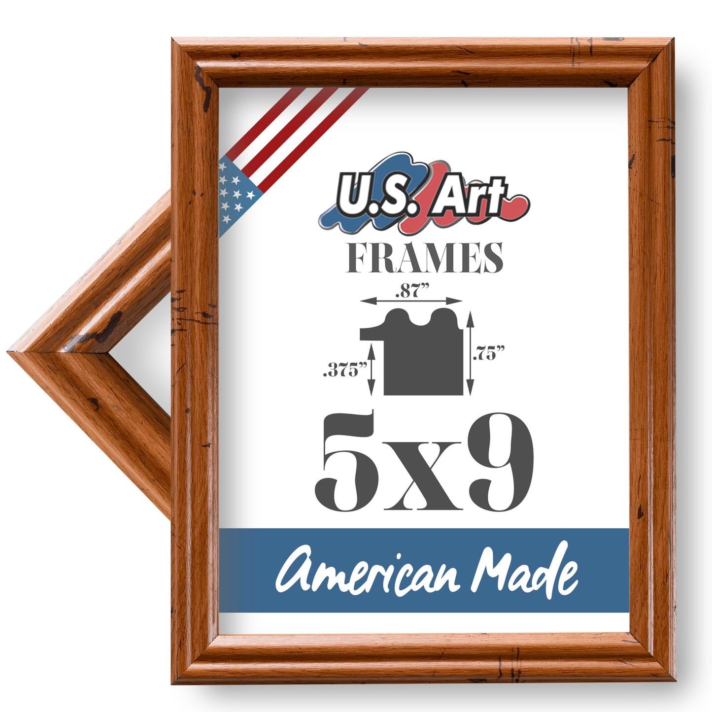 Traditional Style White Thin .75 Inch Wide, Solid Wood, Wall Decor Picture Poster Photo Frame