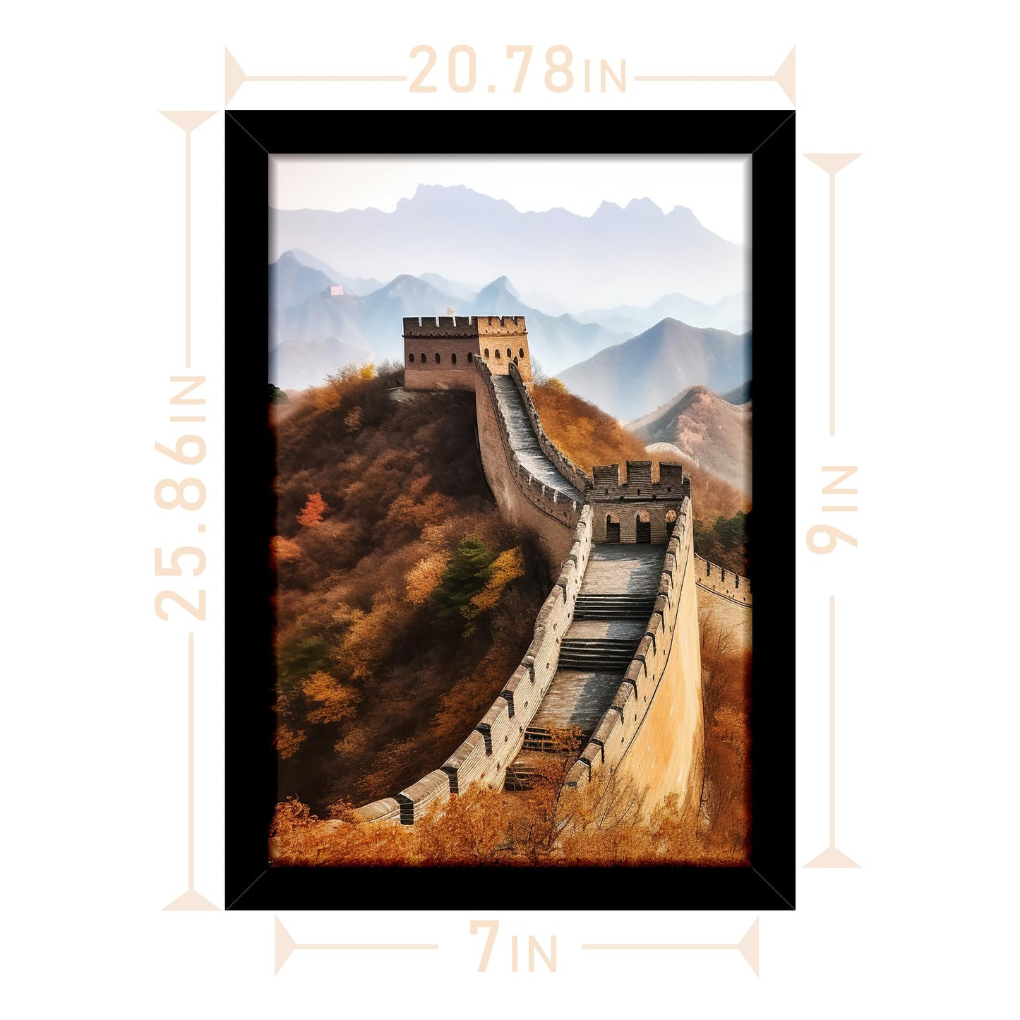 Multi Size Picture Frame, Photo Frame for Wall Mounting Display