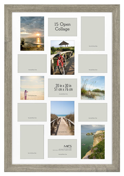 Museum Poster Frame Medium Oak, Vertical & Horizontal Wall Hanging Large Picture Frame for Photos, Posters & Art Prints