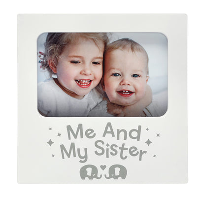 Rustic Me & My Sister Frame, Sibling Keepsake, Ideal Little or Big Sister Gift, Gender Neutral Nursery Decor