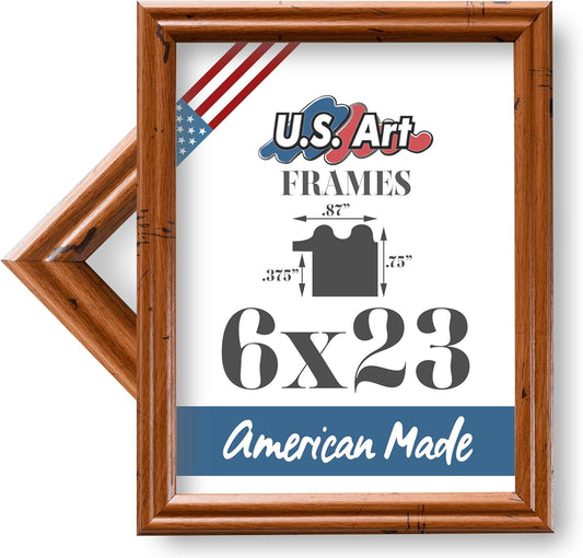 Traditional Style White Thin .75 Inch Wide, Solid Wood, Wall Decor Picture Poster Photo Frame