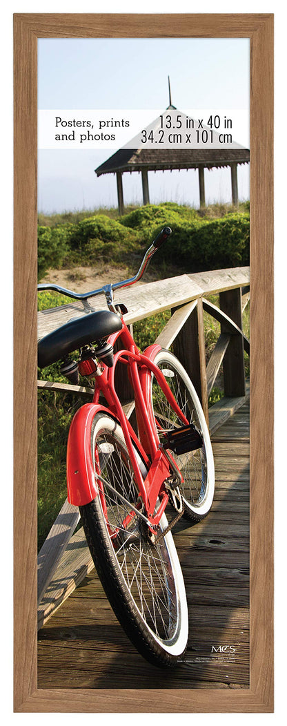 Museum Poster Frame Medium Oak, Vertical & Horizontal Wall Hanging Large Picture Frame for Photos, Posters & Art Prints