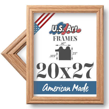 Traditional Style White Thin .75 Inch Wide, Solid Wood, Wall Decor Picture Poster Photo Frame