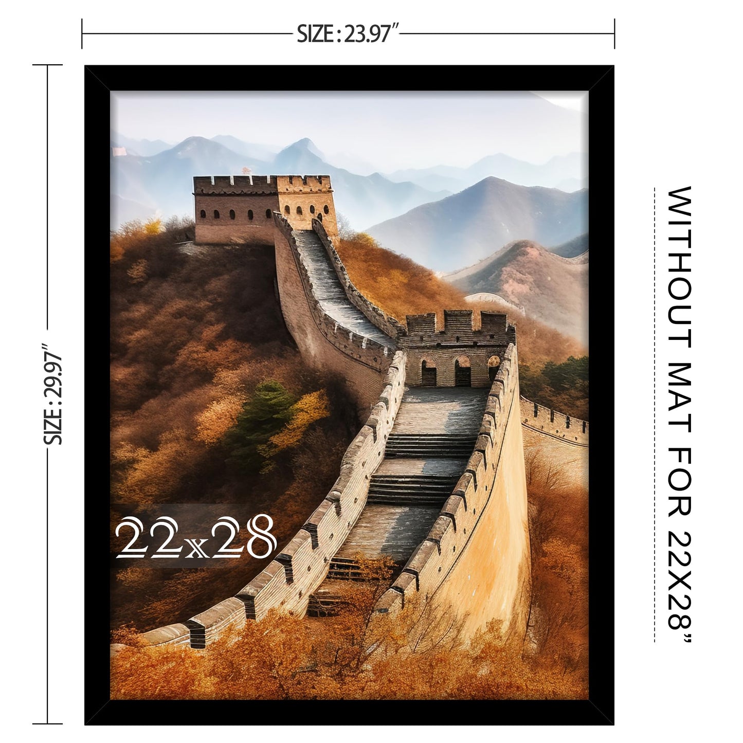 Multi Size Picture Frame, Photo Frame for Wall Mounting Display