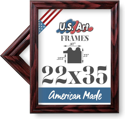 Traditional Style White Thin .75 Inch Wide, Solid Wood, Wall Decor Picture Poster Photo Frame