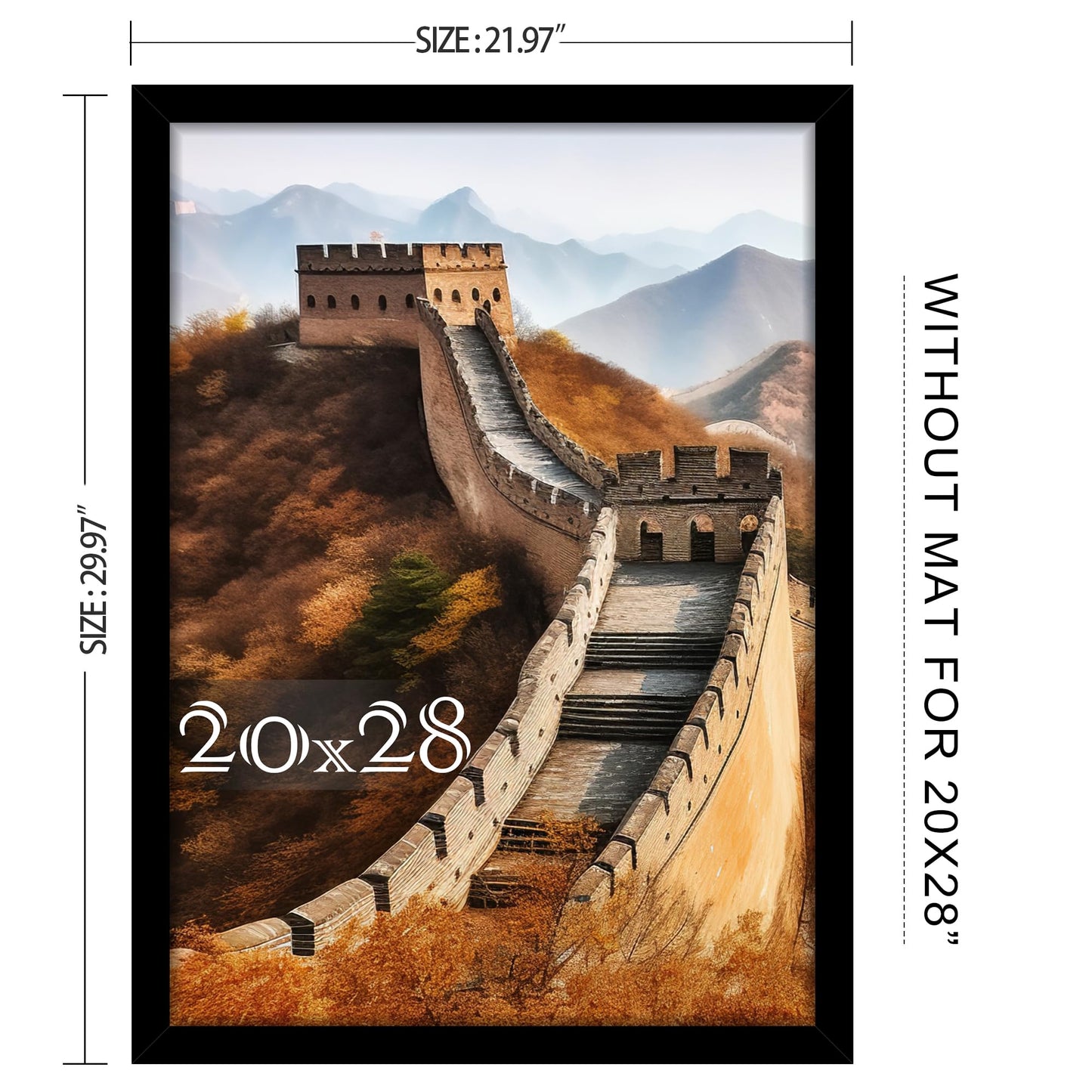 Multi Size Picture Frame, Photo Frame for Wall Mounting Display