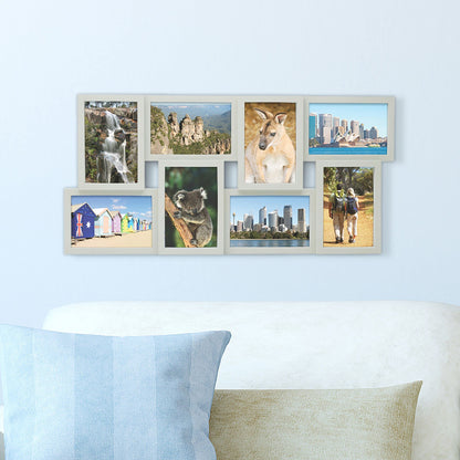 12 Opening Collage Frame, Displays 4x6 and 6x4 Inch Photos