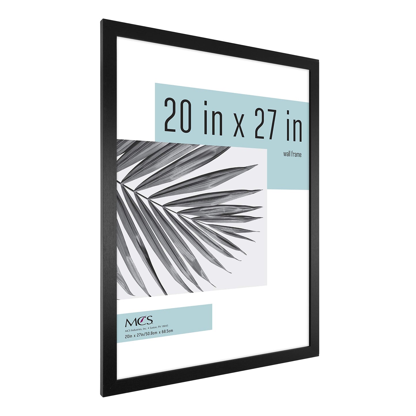 Trendsetter Poster Frame Black High-Gloss, Vertical & Horizontal Wall Hanging Large Picture Frame for Photos, Posters & Art Prints