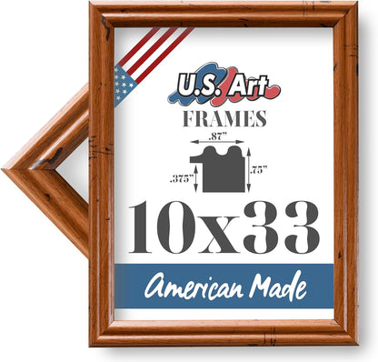 Traditional Style White Thin .75 Inch Wide, Solid Wood, Wall Decor Picture Poster Photo Frame