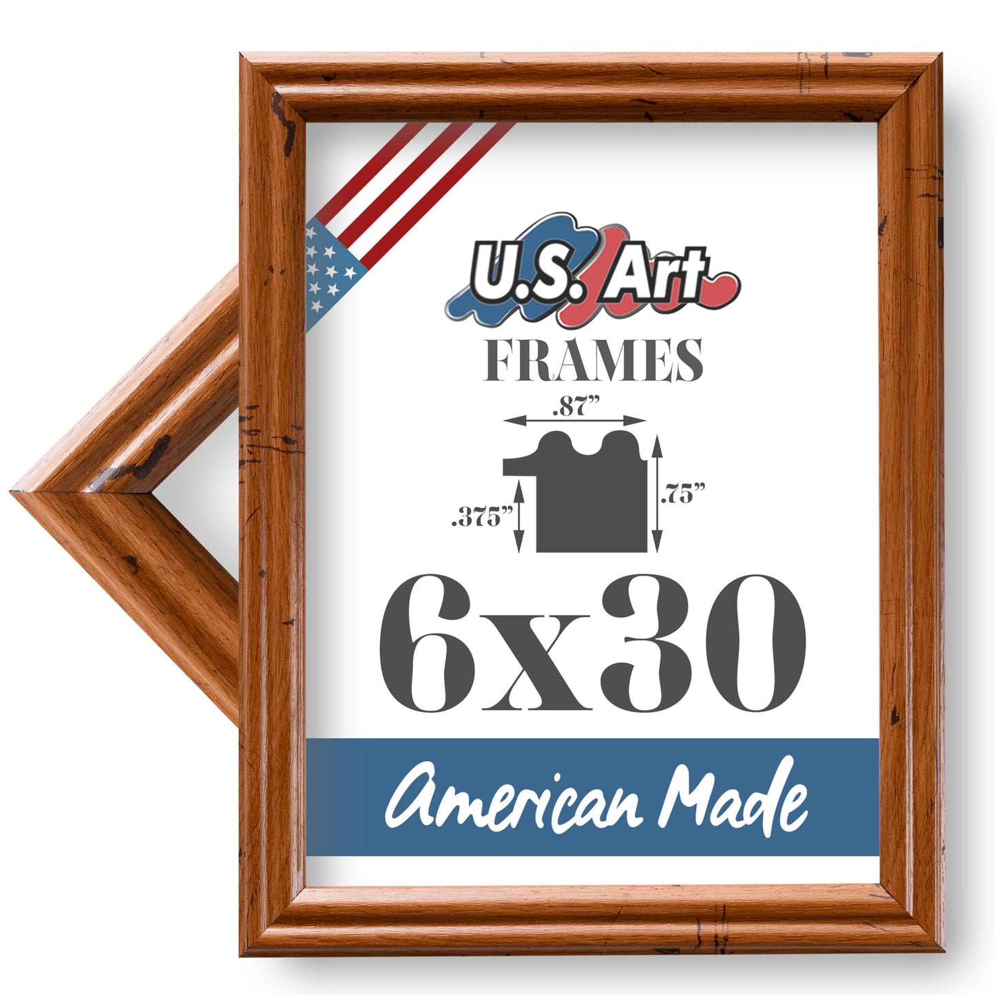 Traditional Style White Thin .75 Inch Wide, Solid Wood, Wall Decor Picture Poster Photo Frame