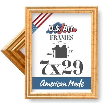 Traditional Style White Thin .75 Inch Wide, Solid Wood, Wall Decor Picture Poster Photo Frame