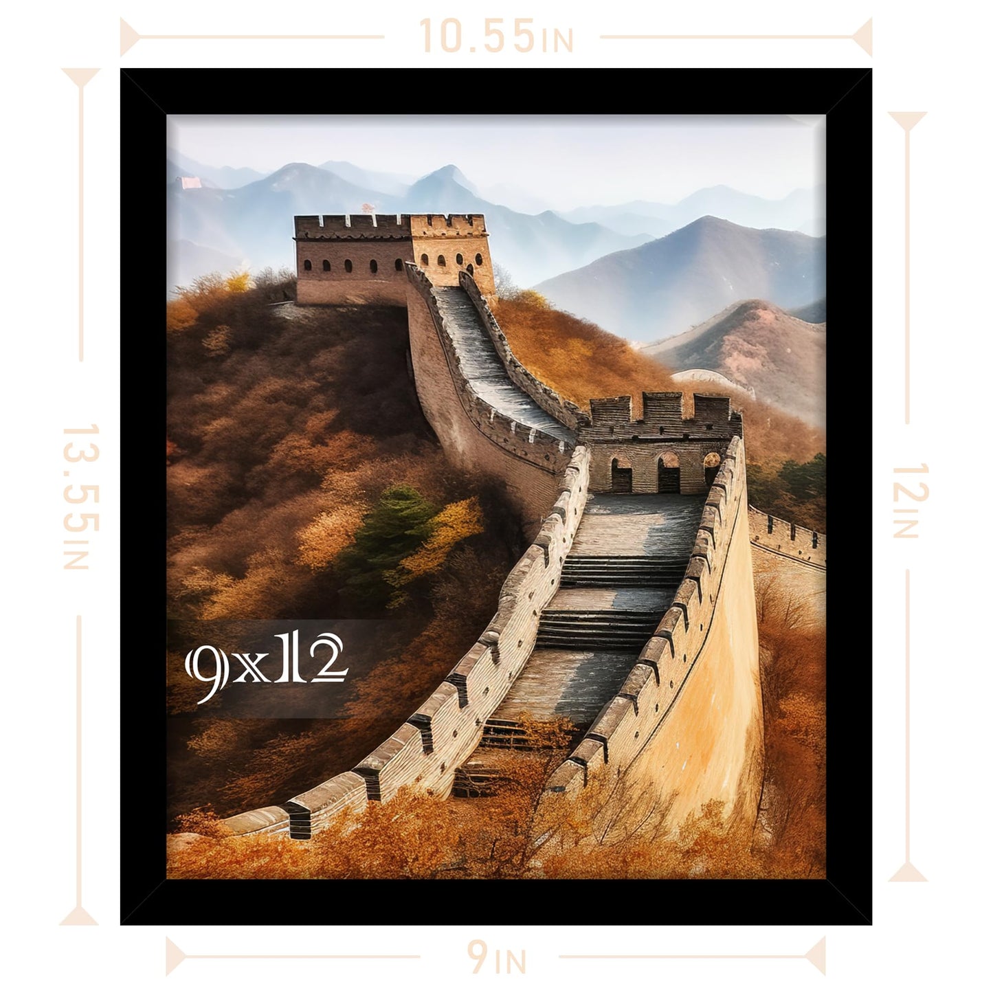 Multi Size Picture Frame, Photo Frame for Wall Mounting Display