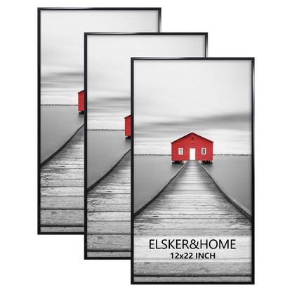 Poster Frame 3 Pack, Picture Frame for Horizontal or Vertical Wall Mounting, Sturdy and Scratch-proof